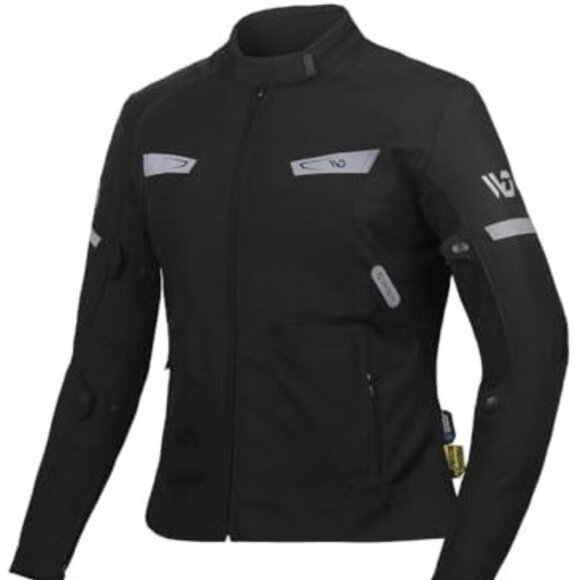 WD Vegas Lady Black Motorcycle Jacket – CE Armored –XL - Picture 1 of 3